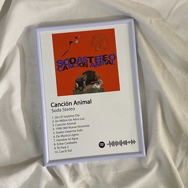 Producto - Cuadro Disco (Cancion Animal-Soda Stereo)