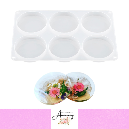 Producto - MOLDE POSAVASOS X 6 UNIDADES