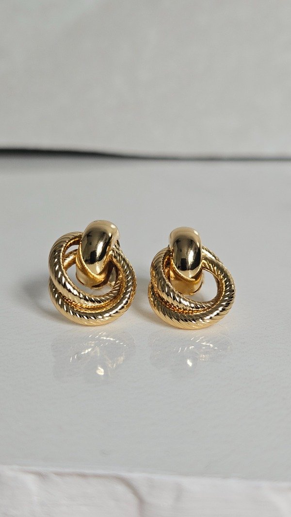 Producto - Aros Nudo Dorado - 2