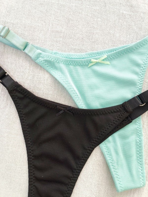 Producto - PACK x2 LESS 36 AL 44 MICROMORLEY (NEGRO Y AQUA)