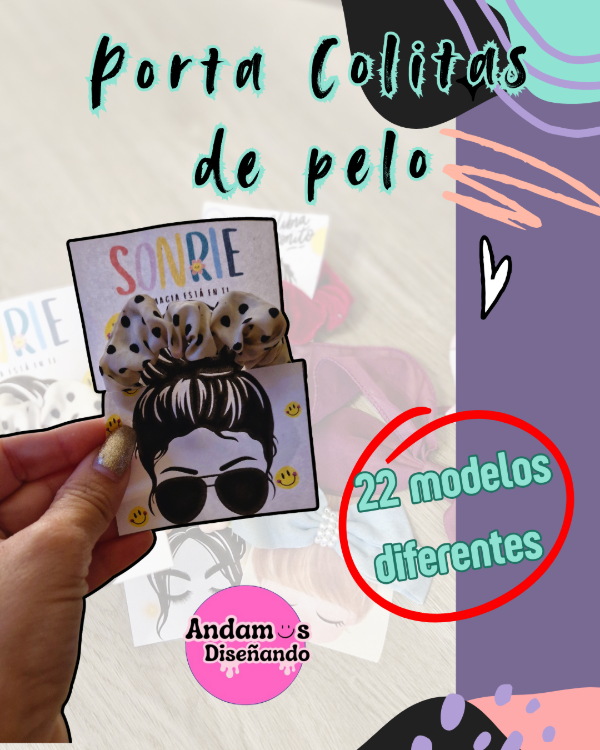 Producto - PORTA COLITAS. PACK DE 22 MODELOS
