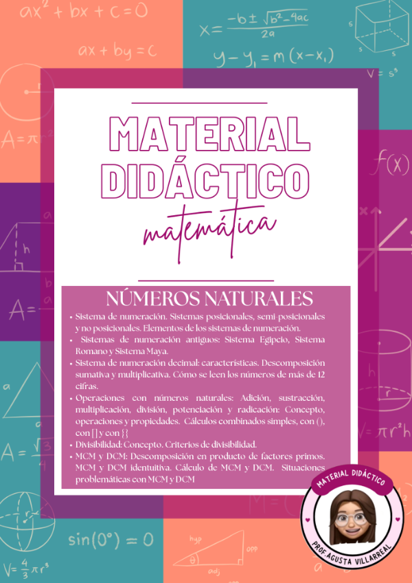 Producto - NÚMEROS NATURALES. Pack completo