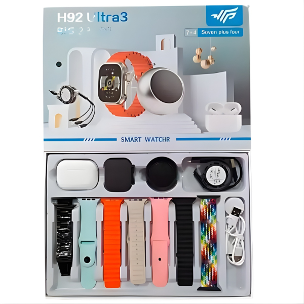 Producto - Smart Watch H92 7 Mallas + Parlante + Auricular