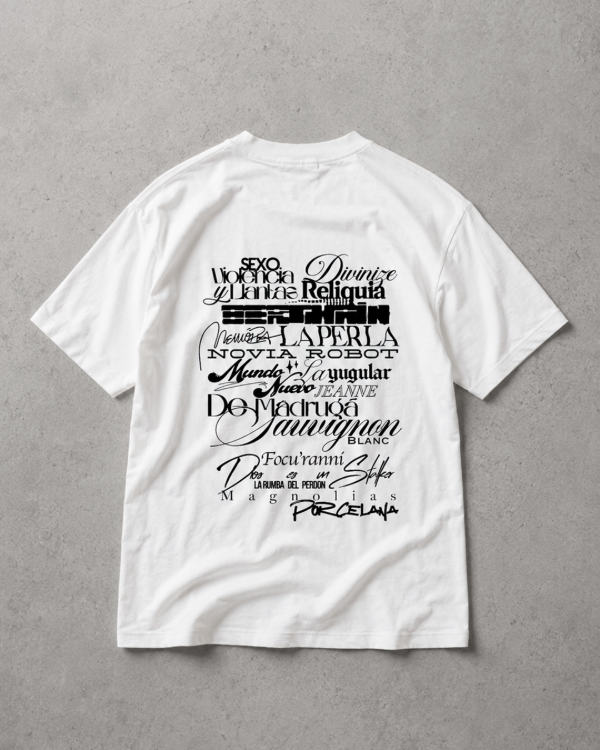 Producto - Remera Tracklist Rosalia