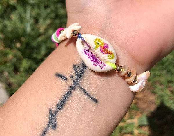 Producto - Tobillera caracol lila