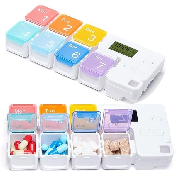 Producto - Organizador de pastillas de 7 días con alarma