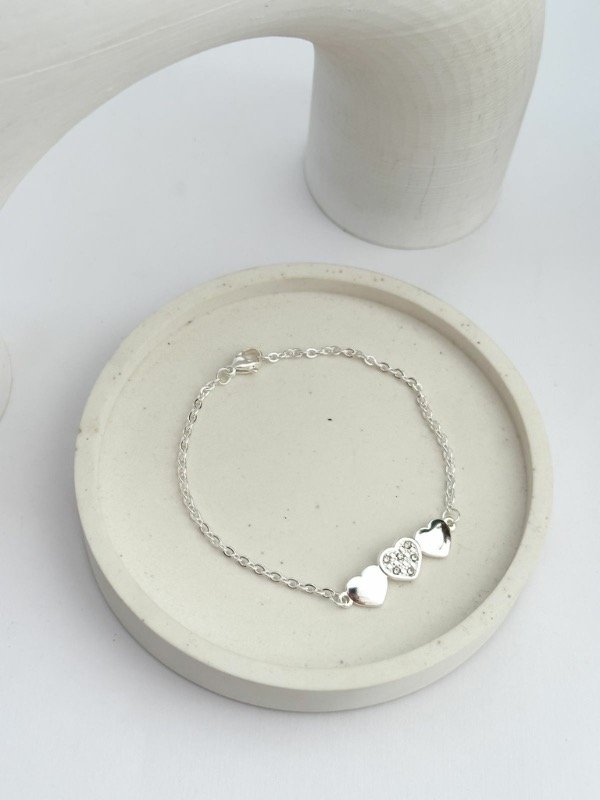 Producto - Pulsera tres corazones