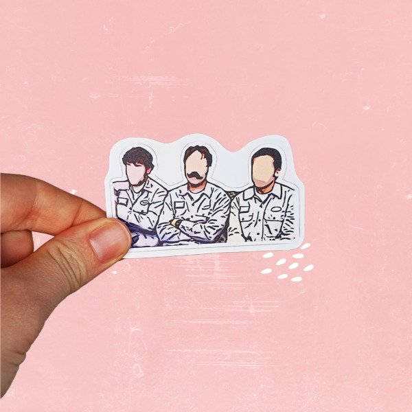 Producto - Sticker Jim, Dwight y Michael