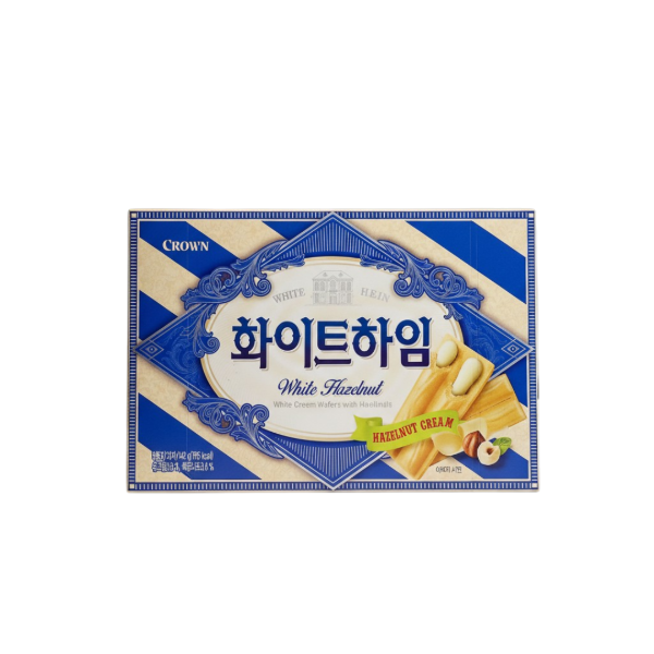 Producto - Galletitas estilo Obleas coreanas Chocolate Blanco y Avellana en CAJA