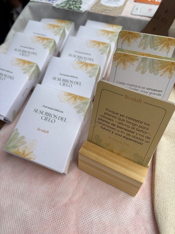 Producto - SUSURROS DEL CIELO - PROMESAS BÍBLICAS + PORTA PROMESA