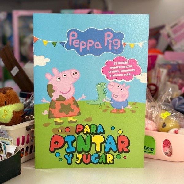 Producto - Libro de Colorear Peppa Pig Con Stickers 6256