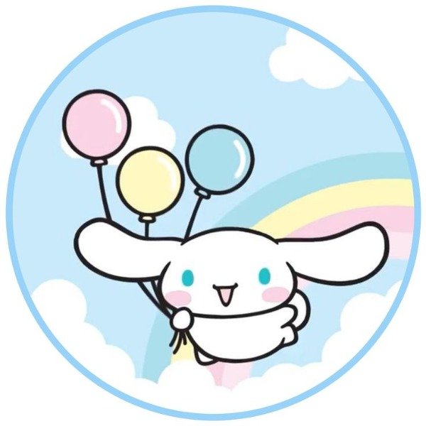 Producto - Lamina comestible redonda 20cm cinnamoroll 2