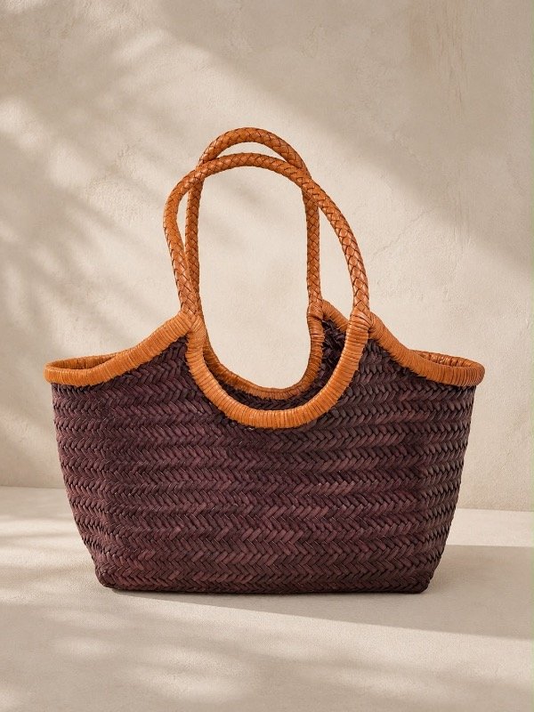 Producto - The Half Moon Canasta / Mocca and Tan - 2
