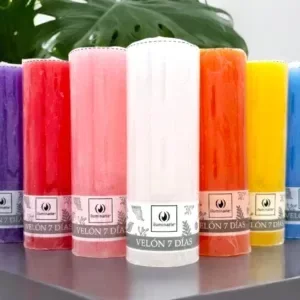 Producto - Velón Iluminarte - 7 Días Liso Colores