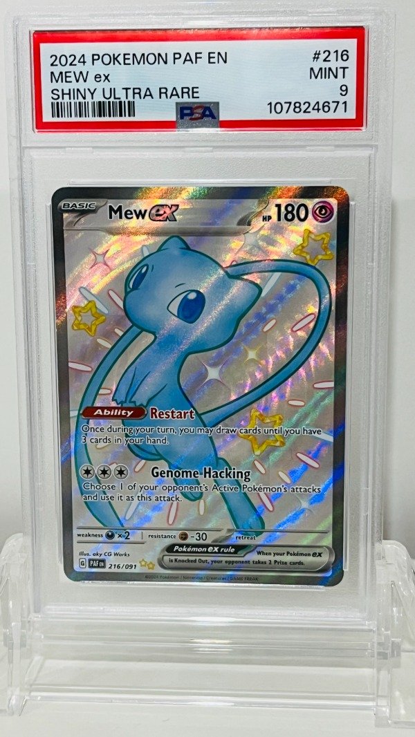 Producto - PSA 9 MINT Mew ex, SV Paldean Fates Pokemon Shiny Ultra Rare - 216/091
