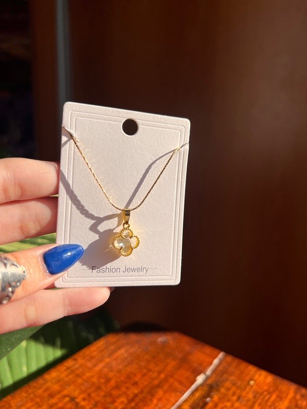 Producto - Collar trébol cristal