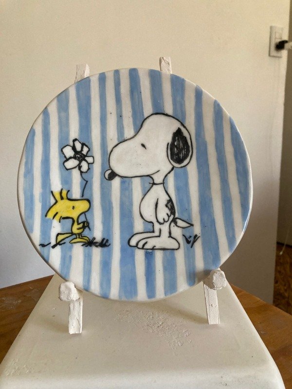 Producto - Plato mediano de Snoopy