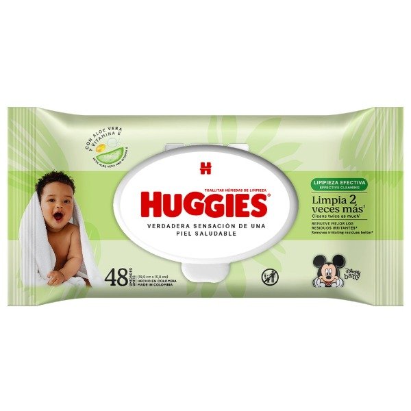 Producto - TOALLITAS HUMEDAS HUGGIES LIMPIEZA X48