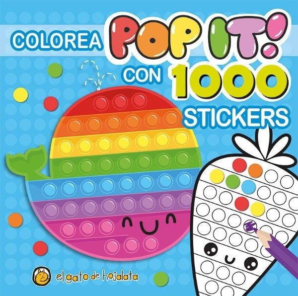 Producto - Ballena. Colorea Pop it