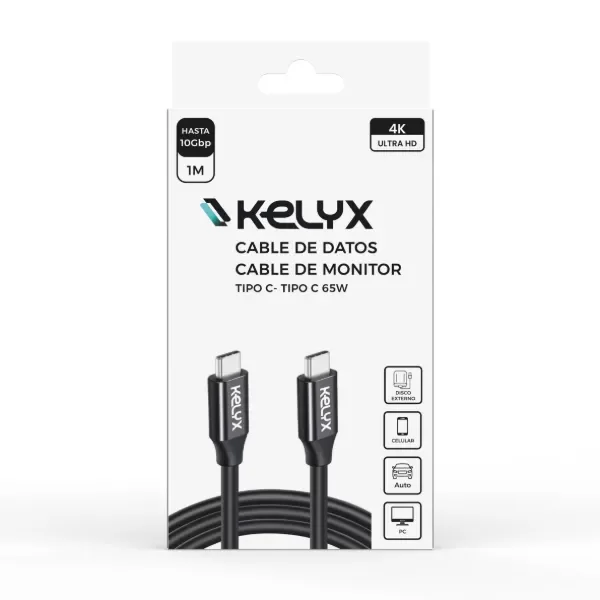 Producto - Cable USB C a USB C de alta velocidad 65W - 1