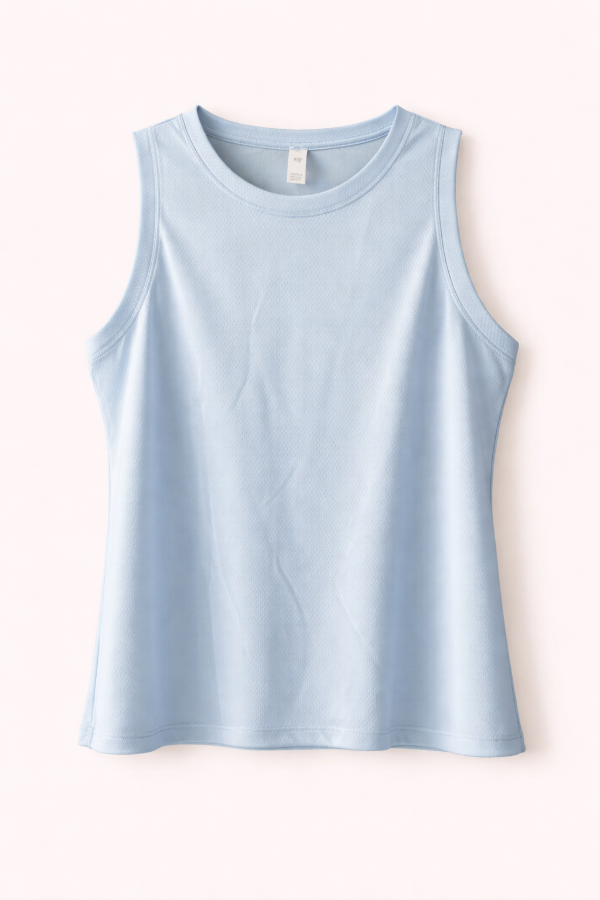 Producto - Musculosa Basica Celeste