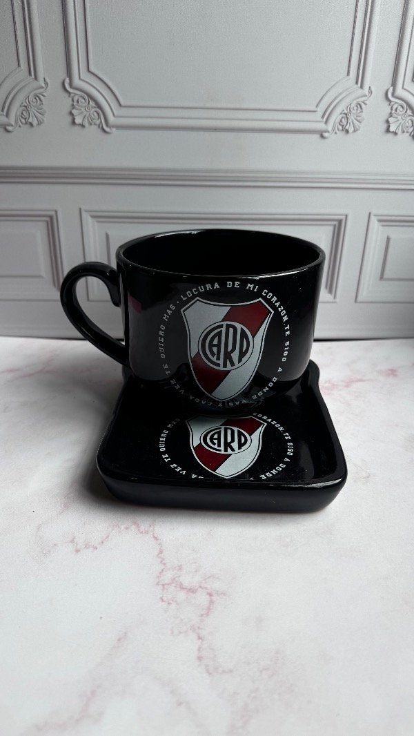 Producto - Set tazon y tostada negro - RIVER
