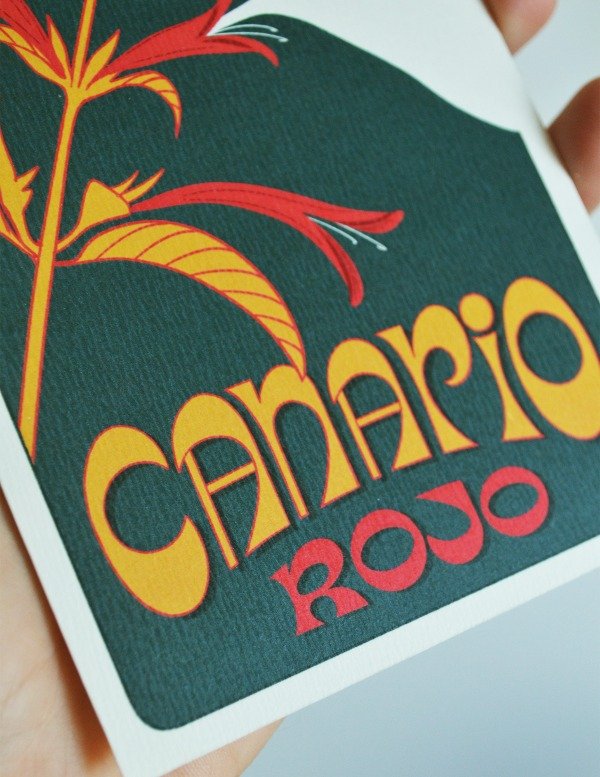 Producto - Postal - Canario rojo - 2