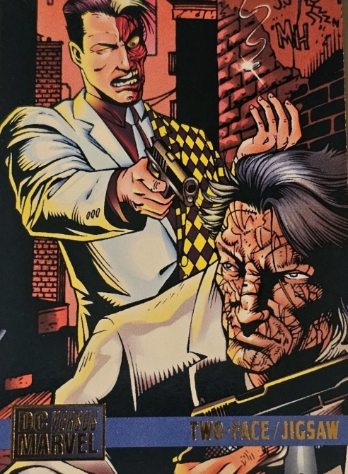 Producto - 1995 Fleer DC vs. Marvel Comics #94 - Two-Face / Jigsaw BTL - 0