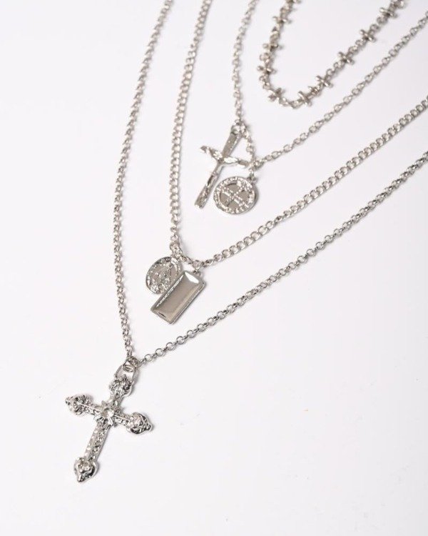Producto - Collar Eneas Plateado - 2