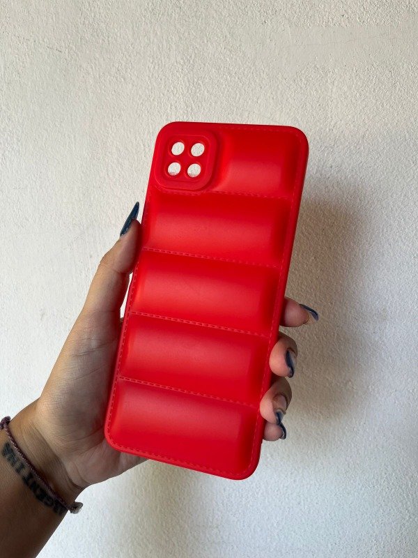 Producto - funda puffer roja