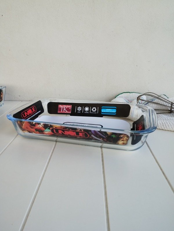 Producto - Fuente rectangular de vidrio