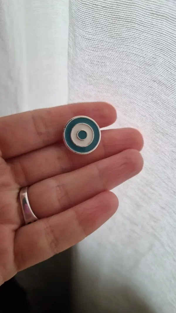 Producto - Escarapela pin circular esmaltada argentina