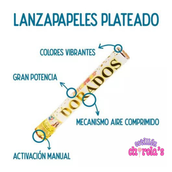 Producto - CAÑON 40 CM - DORADO