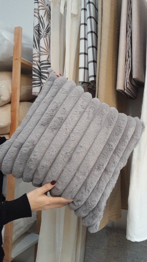 Producto - Funda piel raya gris oscuro