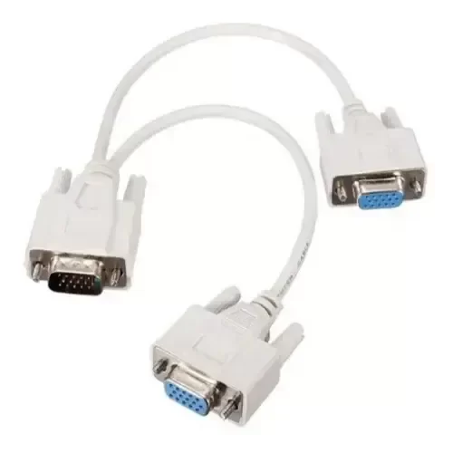 Producto - Splitter Vga Cable 1 Macho A 2 Hembra Duplica Imagen