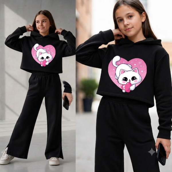Producto - CONJUNTO BUZO + PANT RUSTICO (SIN FRISA) - NEGRO