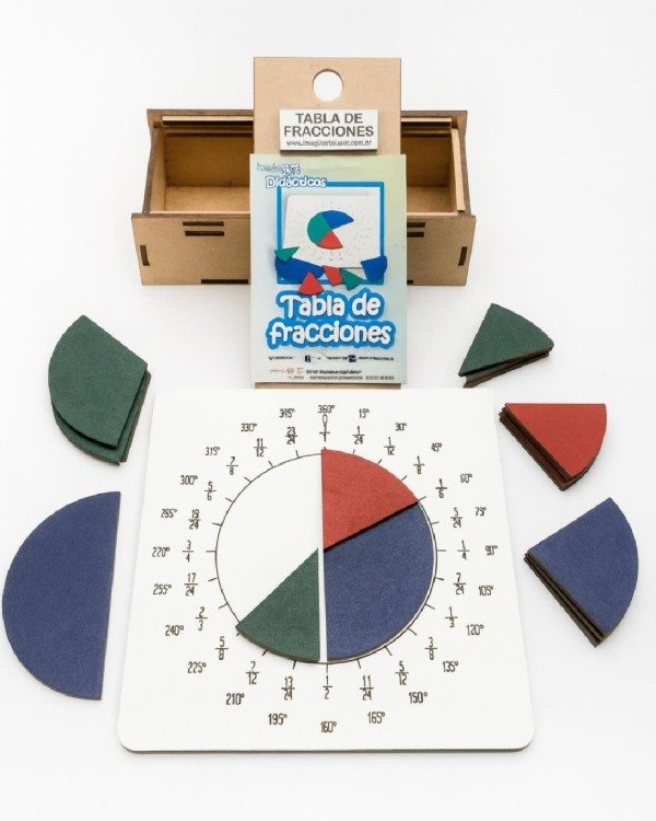 Producto - Tablero para Fracciones con Geometría