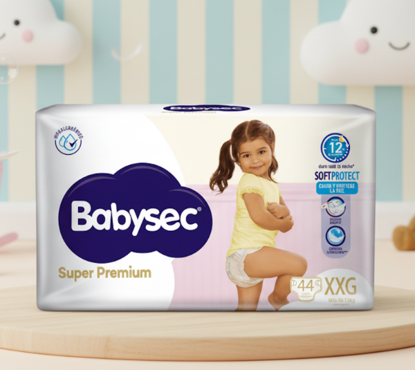 Producto - Babysec Super Premium XXG x44 unidades (+ de 13 kg)