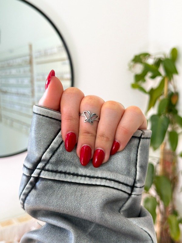 Producto - Anillo acero quirúrgico mariposa