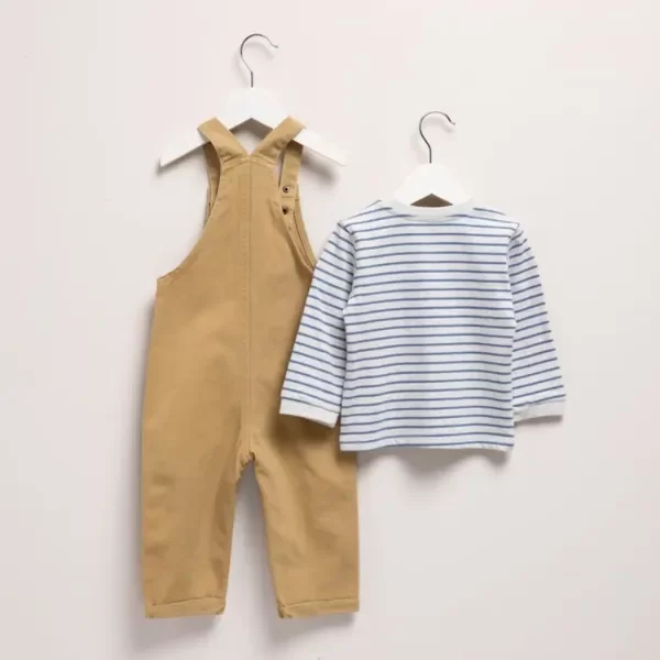 Producto - Set jardinero y remera Yamp beige - 3
