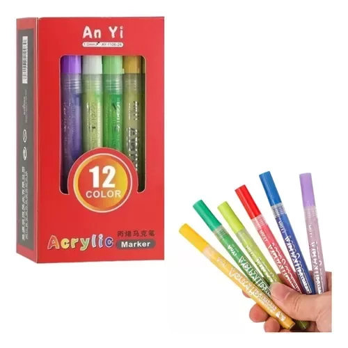 Producto - marcadores acrilicos x12 surtidos