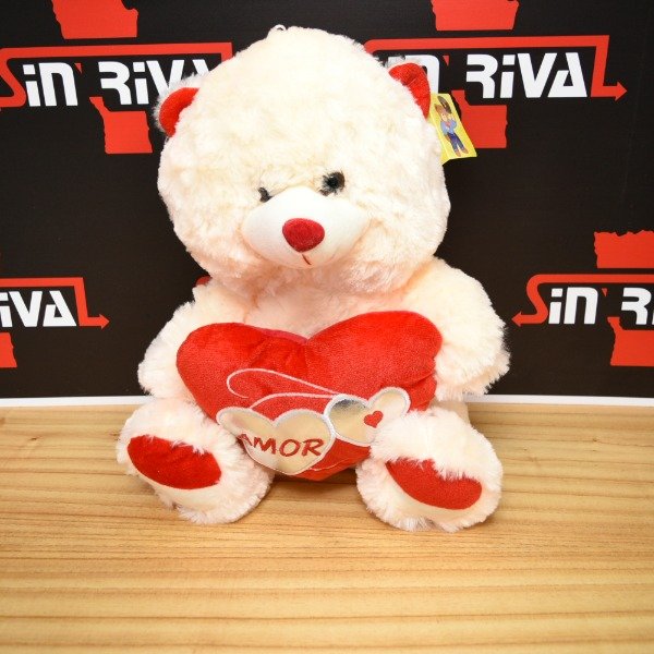 Producto - OSO CON CORAZON AMOR 2 COLOES 40CM