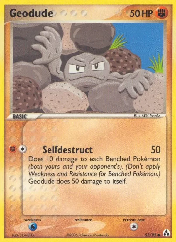 Producto - Geodude (53/92) [EX: Legend Maker]