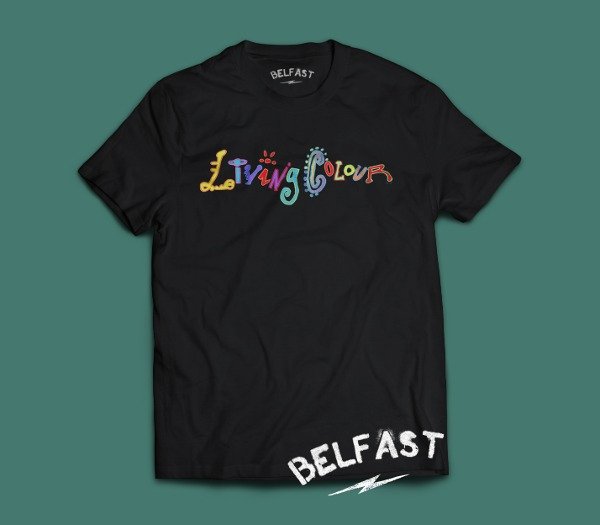 remera living colour logo classic