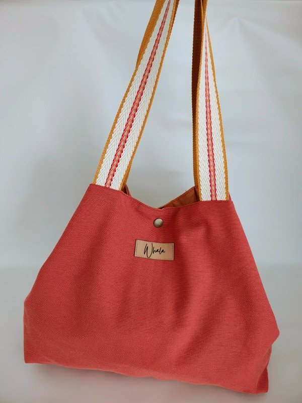 Producto - Bolso Carmela - Ladrillo y Mostaza