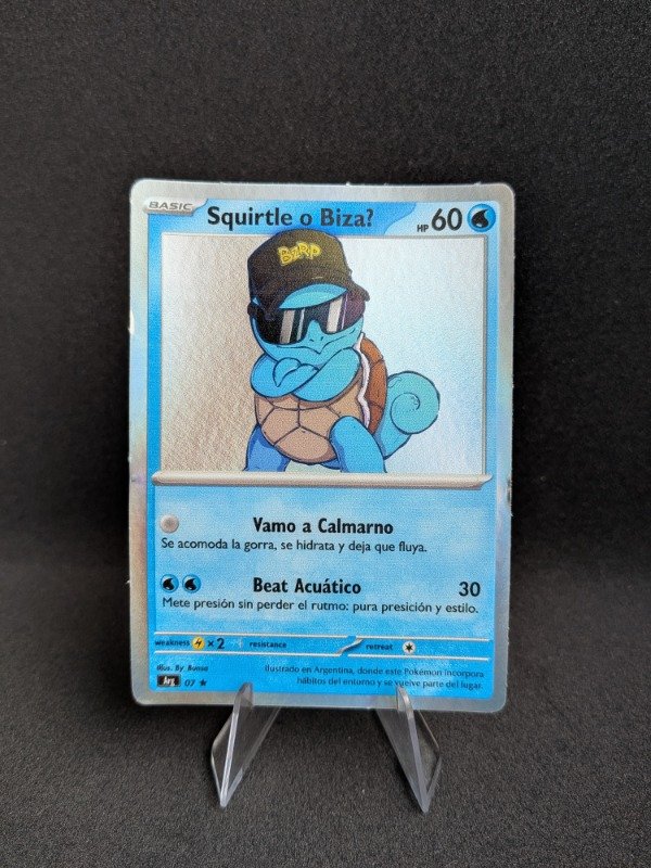 Producto - Carta - Squirtle o Biza