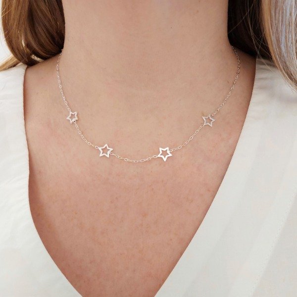 Producto - Choker Estrella Caladas