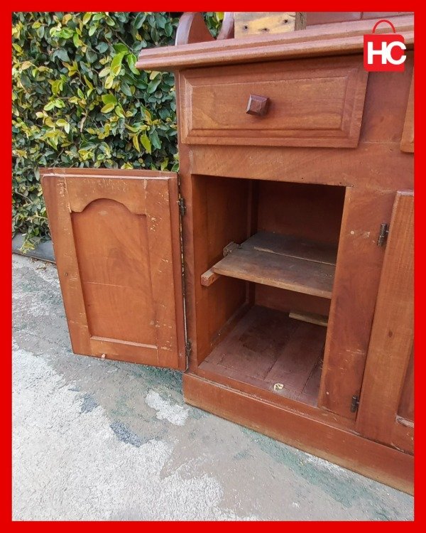 Producto - Gran bahiut modular con alzada estilo campo provenzal en algarrobo macizo - 7