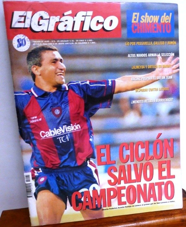 Producto - REVISTA EL GRAFICO 4095 31-03-98 - BETO ACOSTA - BILAROD - MENOTTI BURRUCHAGA