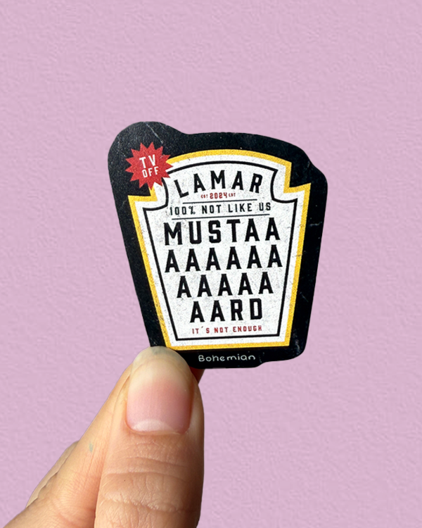 Producto - MUSTAAARD - Sticker individual Kendrick Lamar